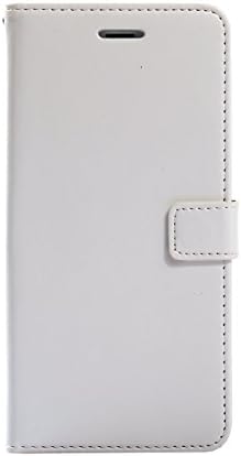 Hwisdom Iphone 6 Case 4.7 Inch Premium Genuine Leather Wallet Case with Credit Card Id Holders for Iphone 6 (Iphone6 4.7-white)