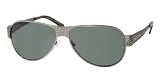 Prada - PRADA SPR53I 5AV-3O1 GUNMETAL TITANIUM AVIATOR SUNGLASSES