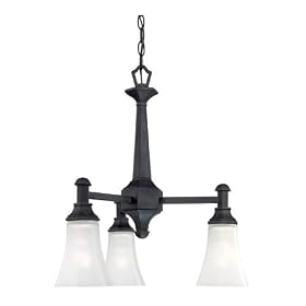 Thomas Lighting Kaden Painted Bronze Three-Light Chandelier by Thomas Lighting