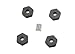Traxxas 7154 Wheel Hubs with Axle Pins, 1/16 Vehicles (set of 4)