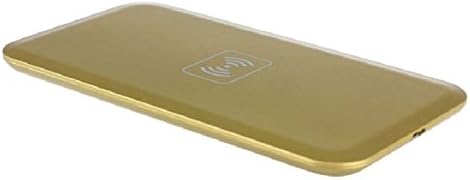 Mallom(TM) 1 Set Qi Wireless Charging Pad+receiver Kit for Samsung Galaxy Note 3 N9000 (Gold)