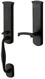 Baldwin 85340.190.LFD Tahoe Emergency Exit Left Hand Dummy Handleset with Tahoe Lever, Satin Black