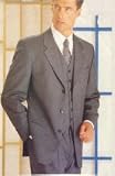 $1295 Nicest Brown Ton On Ton Shadow Pinstripe Vested 3 Buttons Mens Suits $285
