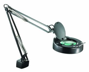 Eclipse Tools Magnifier Workbench Lamp - Black - 5 Diopter On Sale