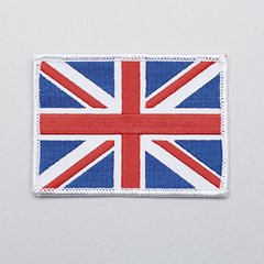 Blitz Sport Embroidered Badge - Union Jack Flag (A52)
