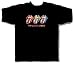 ROLLING STONES Triple Tongue Logo Black T-Shirt