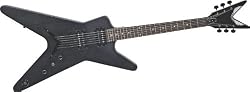 Dean ML XM Solid Body Electric Guitar, Mahogany Finish, Trans Black