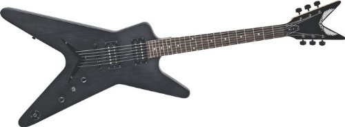 Dean ML XM Solid Body Electric Guitar, Mahogany Finish, Trans Black