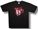 Search : BLINK 182 - Red And White Photo - Black T-shirt
