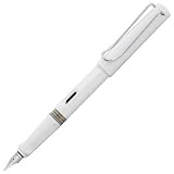 LAMY(ラミー) サファリ L19WH 万年筆 ペン先 F (細字) ホワイト l19wh_ef_m