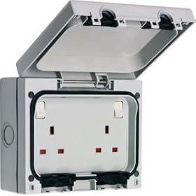 WEATHERPROOF 13A DOUBLE SOCKET IP66