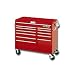 Waterloo MG4612 46-Inch Wide by 24-Inch Deep by 42-1/4-Inch High Extreme Use Red Tool Cart with 12 Ball Bearing Drawers Slides and Roll Cage Construction