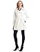 Via Spiga Women's Barbara Assymetric Zip Front Belted Rain Trench Coat