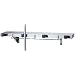 Bobrick 224x36 304 Stainless Steel Utility Shelf with Mop/Broom Holders and Rag Hooks, Holds 4 Mops, Satin Finish, 36" Length x 6" Height x 8" Depth