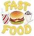 Jolees Boutique Themed Ornate Stickers, Fast Food