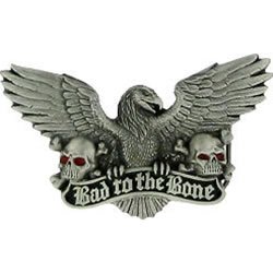 Bad To The Bone Belt Buckle