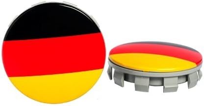 StatiCap Hyundai & Kia Center Wheel Cap Hub With Germany Flag Logo