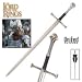 United LOTR Narsil, Leather Wrapped Handle, Plain