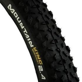 Continental Mountain King Supersonic Black Chili Bike Tire - Folding