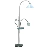 Armchair Magnifying Lamp - Satin Silver