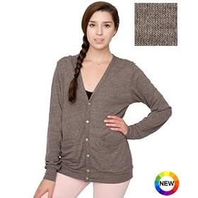 Buy American Apparel Unisex Tri-Blend Rib Cardigan