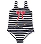 Stripe & Nautical Bow Print Swimsuit