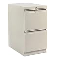 HON 33823RL 22-7/8-Inch Efficiencies Mobile Pedestal File with 2 File Drawers, Putty