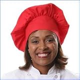 C20 Chef Hat (Red) One Size (1/Order)