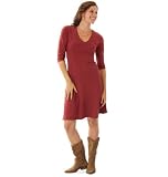 Horny Toad Women's Rosalinda Dress, Brick, Small