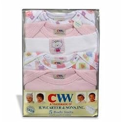 Baby Bodysuit 10-Pack - Large 0-6 Months, Pink - Free Shipping