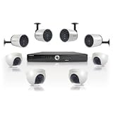 Samsung VKKF007NUS SDE-4002 8 Channel DVR 1 TB HDD 4 Box Camera and 4 Dome Camera
