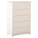 Beatrice 5-Drawer Chest - White
