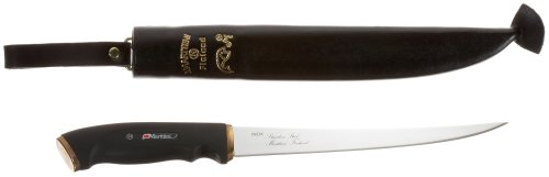 Marttiini Messer Finnisches Filiermesser, Klinge 19 cm, Kautschuk-Griff, Lederscheide 9034 Preisvergleich