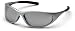 Zone II Silver Frame Silver Mirror Lens Safety Glasses - 1 Pair