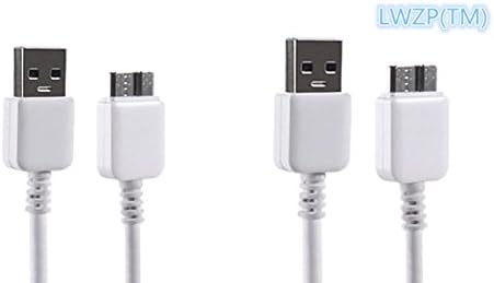 LWZP(TM) High Quality Micro USB Data Charger Cable Cord 2pack 3 Feet 1M Sync & Charging Cable for For Samsung Galaxy 5/Note 3 Galaxy i9600 N9000 (2pack,3feet,White)