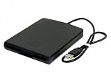 Floppy Diskettenlaufwerk USB 2,0 extern - Schwarz