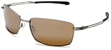 Oakley Men's Nanowire 4.0 Iridium Polarized Sunglasses,Light Frame/Tungsten Lens,one size