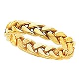 14K Yellow Gold Hand Woven Band