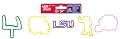 Forever Collectibles NCAA Louisiana State Fightin Tigers Logo Bandz