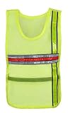 Time to Run High Visibility Reflective Running Bib Vest-3 Colour