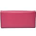 KLOUD City Synthetic Leather Stone Pattern Double Layer Women Wallet (Hot Pink)