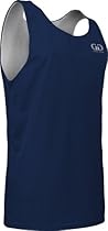 Men's Tank Top Jersey-Uniform is Reversible to White-Great for Basketball, Football, Soccer, Lacrosse, and Practices-Colors available in Black, Green, Royal, Red, Navy and More-Sizes SM-XXXL (Small, Navy/White)
