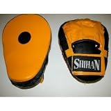 Focus Pads BLACK/YELLOW Leather PAIR