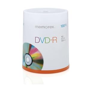 Memorex 16X DVD-R (100-Pack Spindle)