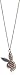 Playboy Red, White & Blue Bunny Silver-Tone Pendant, 20"