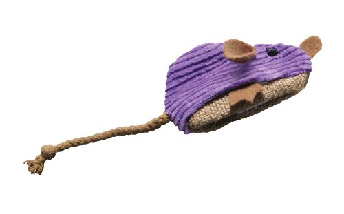 KONG Corduroy Mouse Refillable Catnip Toy (Colors 