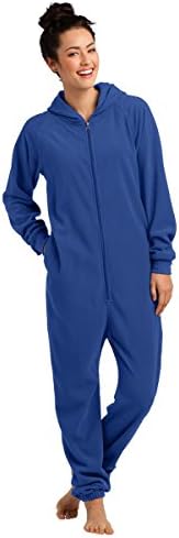 District Women's Soft Fleece Side Pockets Lounger_Deep Royal_X-Large