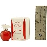 DELICES DE CARTIER by Cartier for WOMEN: EDT .16 OZ MINI (note* minis approximately 1-2 inches in height)