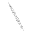 14K White Gold Akoya Cultured Pearl Brooch