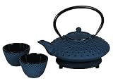 Blue Cast Iron Tea Set - X20104